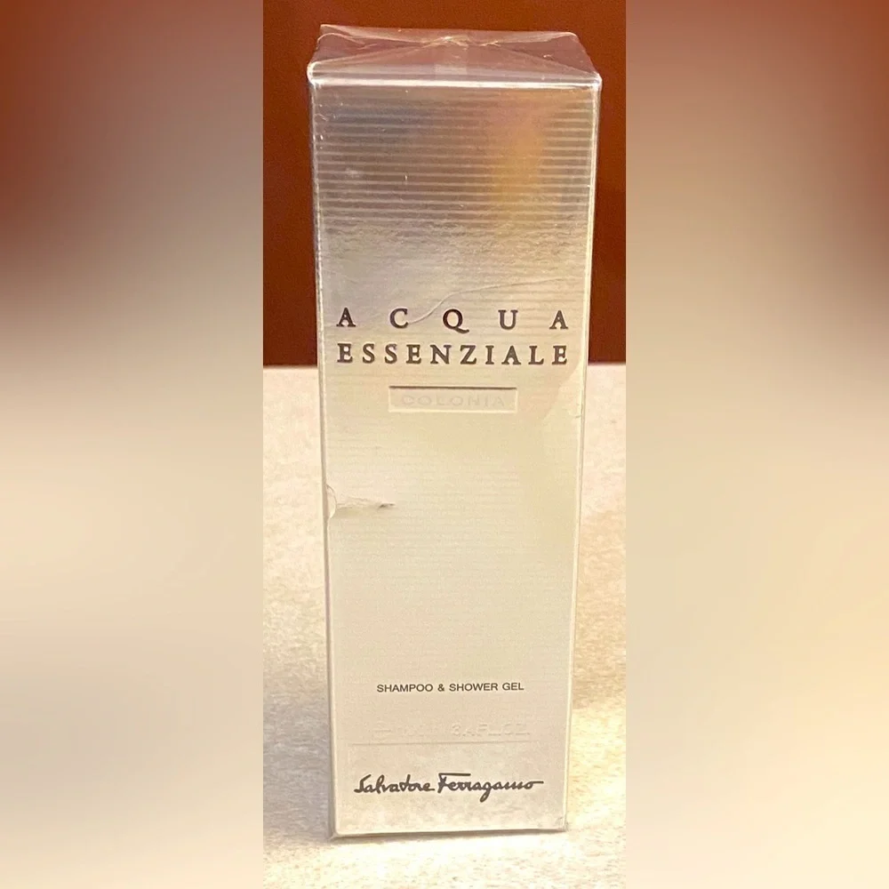 SALVATORE FERRAGAMO Acqua Essenziale Colonia Shampoo & Shower Gel, NIB